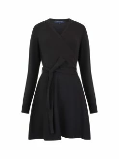 French Connection Babysoft Wrap Mini Dress -French Connection Shop 71VXE01copy
