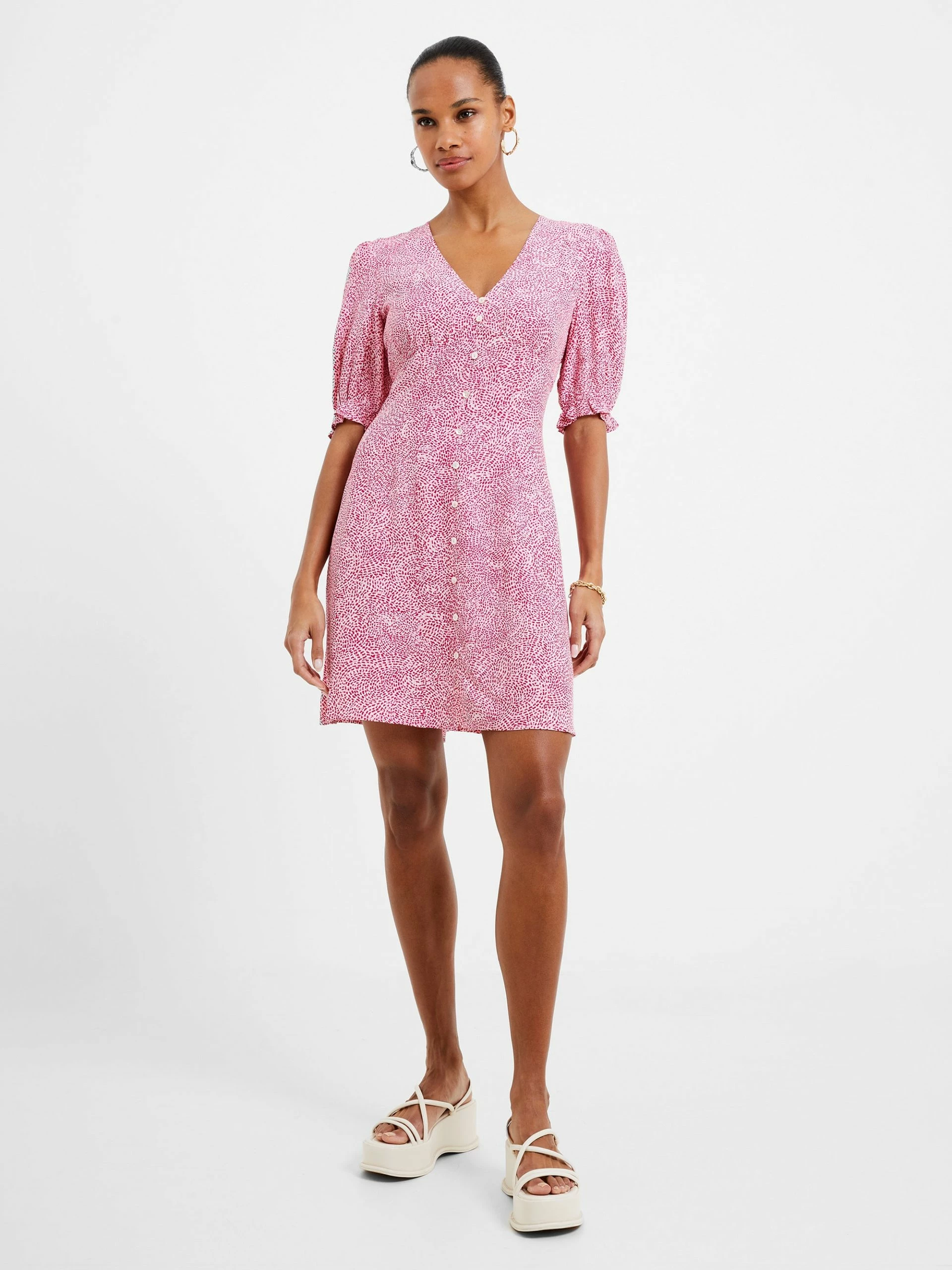 French Connection Bernice Eco Delphine Drape Mini Dress 4 French Connection Bernice Eco Delphine Drape Mini Dress - Image 2