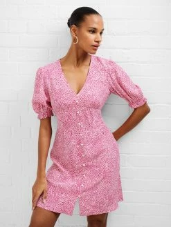 French Connection Bernice Eco Delphine Drape Mini Dress