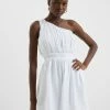 French Connection Faron Drape One Shoulder Mini Dress