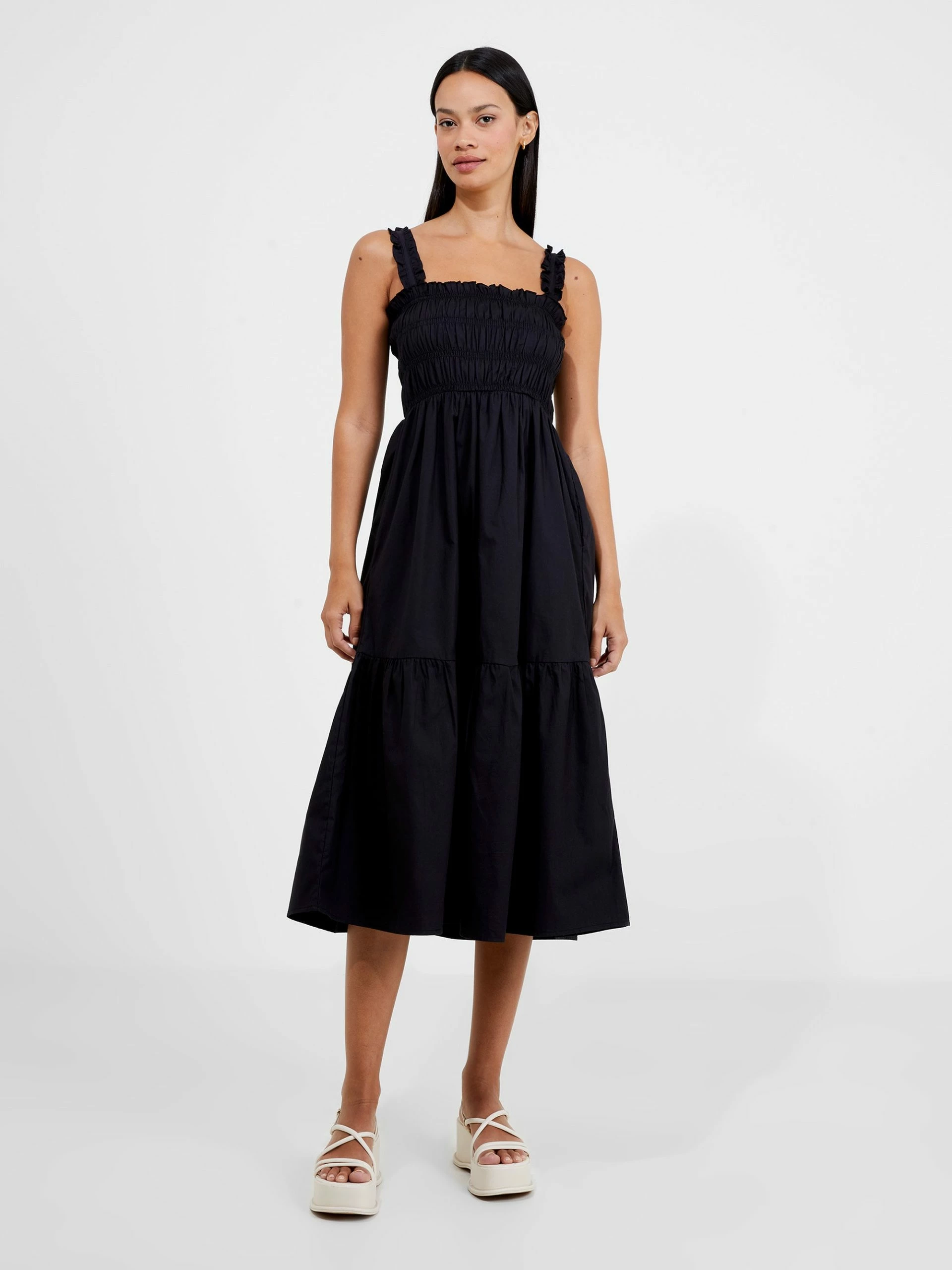 French Connection Shirred Sundress 3 French Connection Shirred Sundress