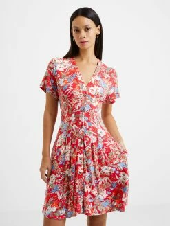 French Connection Button Down Flippy Dress