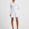 French Connection Rhodes Long Sleeve Shirt Dress 1 French Connection Rhodes Long Sleeve Shirt Dress -French Connection Shop LEAD 71UXC11 921copy