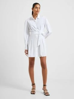 French Connection Rhodes Long Sleeve Shirt Dress
