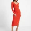 French Connection Mari Knit Midi Dress 2 French Connection Mari Knit Midi Dress -French Connection Shop LEAD 71VAP66 881copy