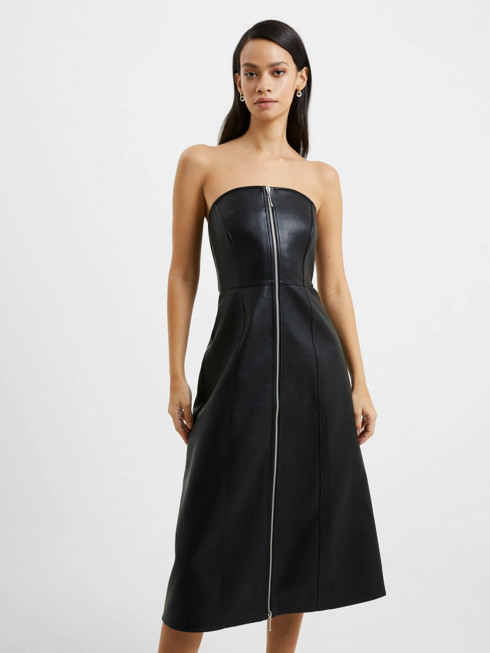 French Connection Claudia PU Dress 4 French Connection Claudia PU Dress - Image 2