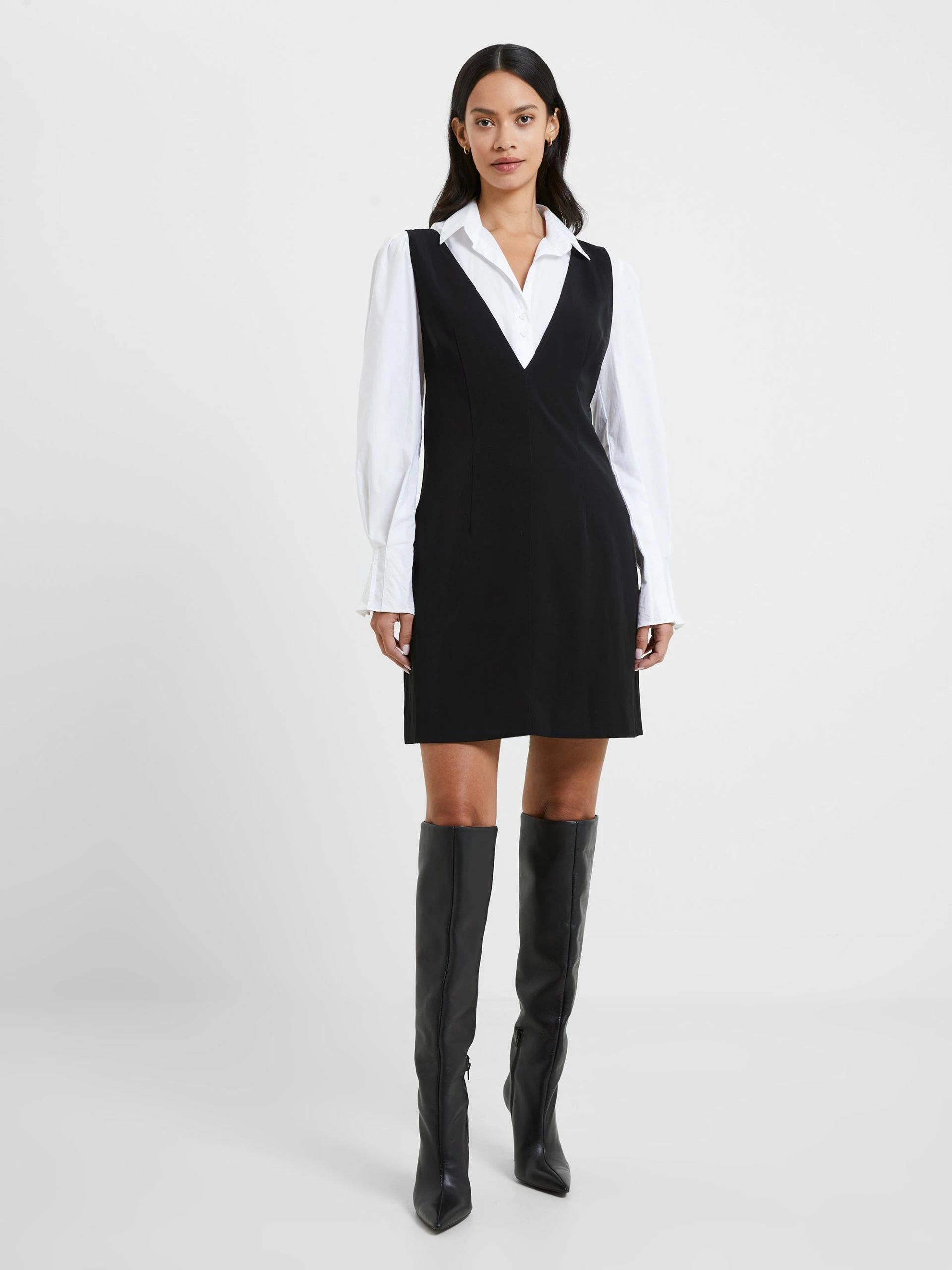 French Connection Harry Suiting Mini Dress 4 French Connection Harry Suiting Mini Dress - Image 2