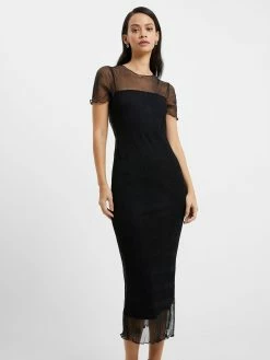 French Connection Saskia Ruched Midi Dress