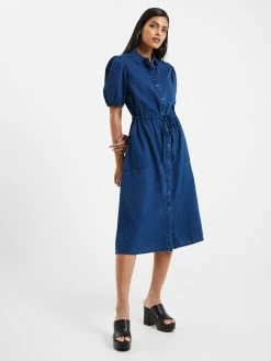French Connection Zaves Chambray Shirt Dress