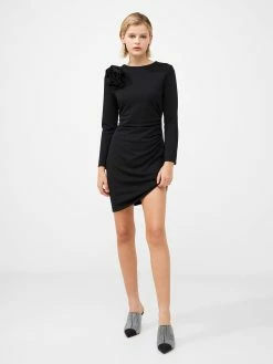 French Connection Rosette Jersey Mini Dress 11 French Connection Rosette Jersey Mini Dress -French Connection Shop LEAD 71VHP01 744copy