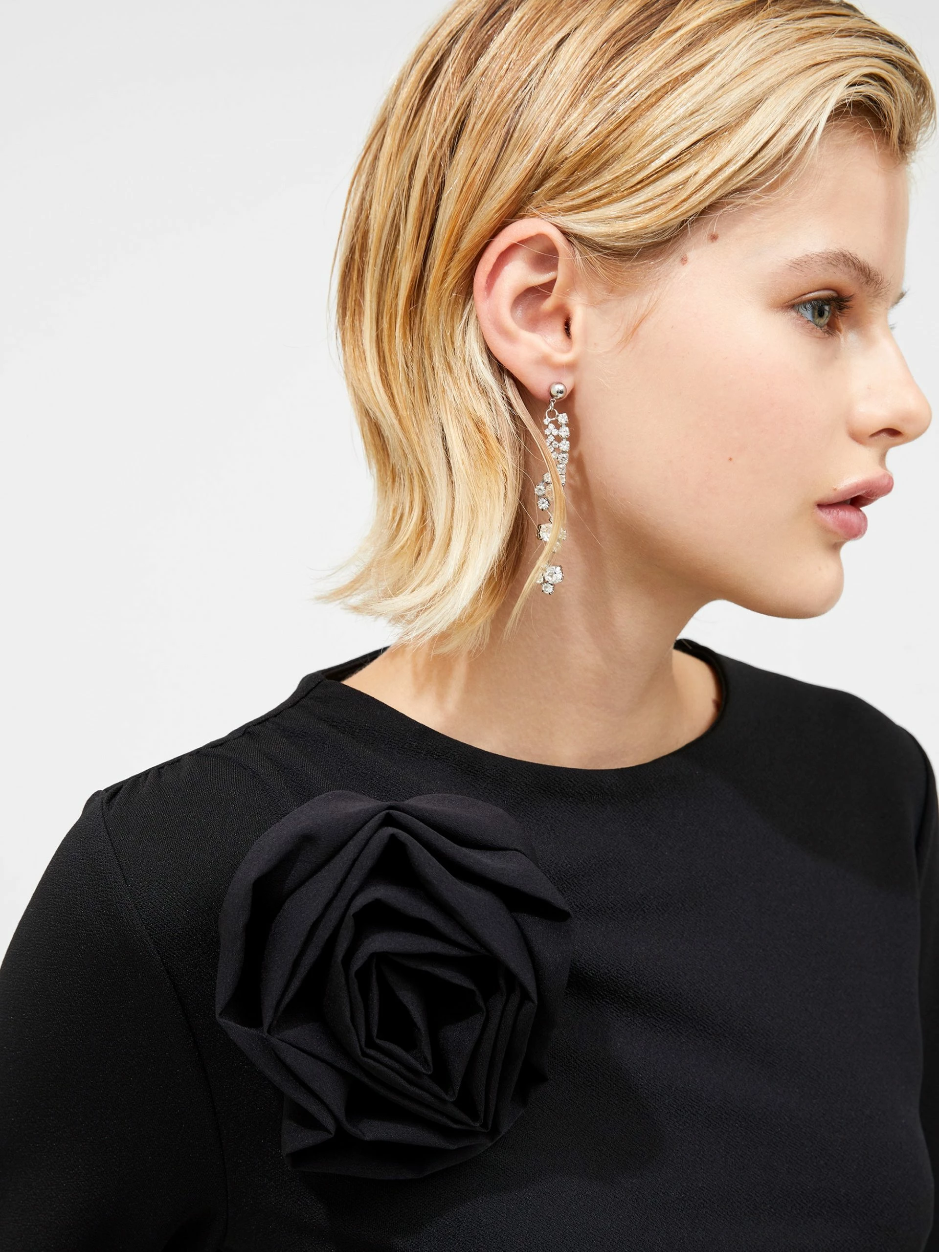 French Connection Rosette Jersey Mini Dress 4 French Connection Rosette Jersey Mini Dress - Image 2