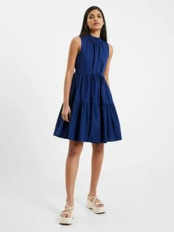 French Connection Rhodes Poplin Sleeveless Dress