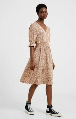 French Connection Meadow Cadie V-Neck Smocked Mini Dress -French Connection Shop Lead 71UES20 110