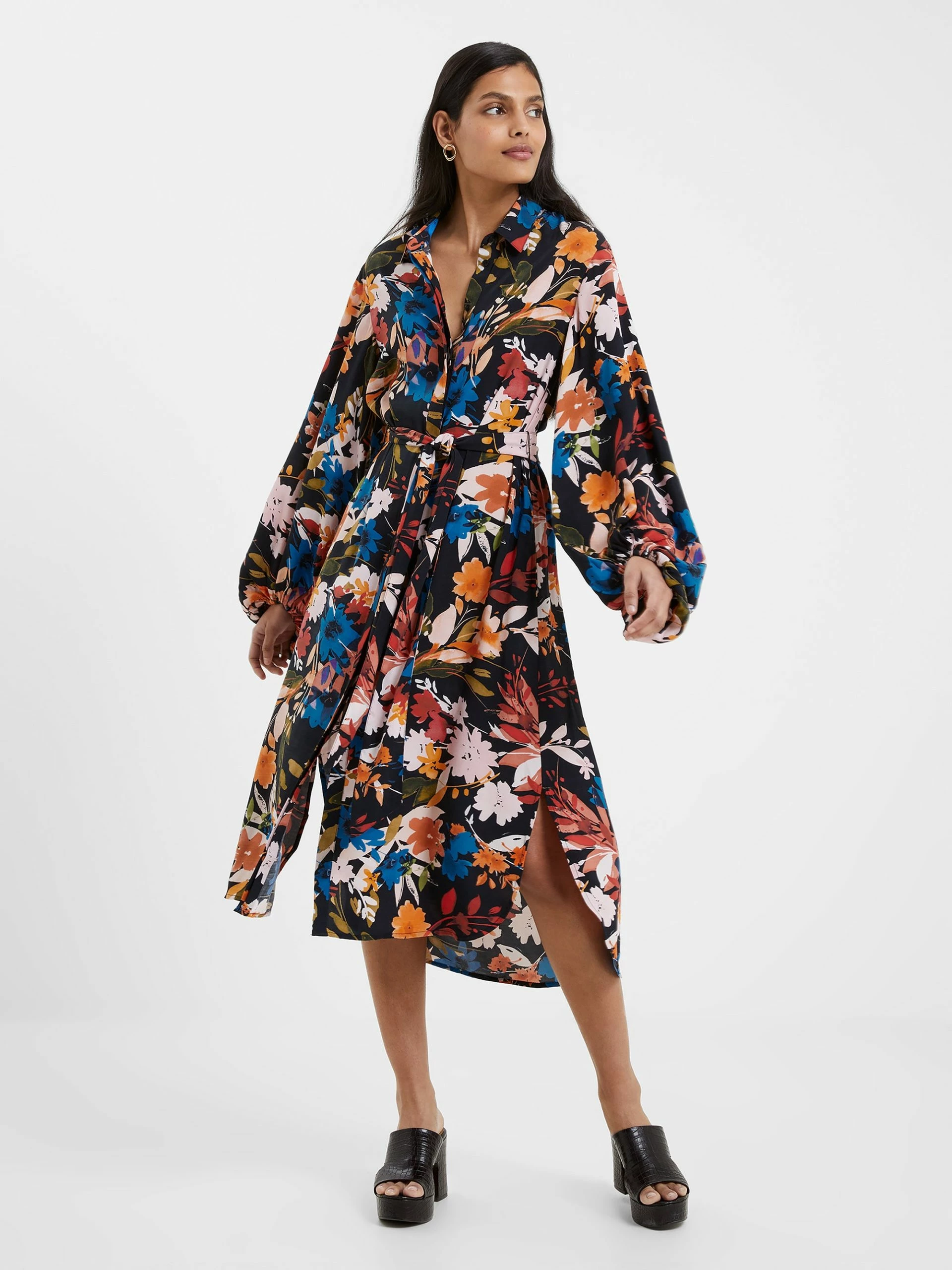 French Connection Brook Eco Delphine Shirt Dress 4 French Connection Brook Eco Delphine Shirt Dress - Image 2