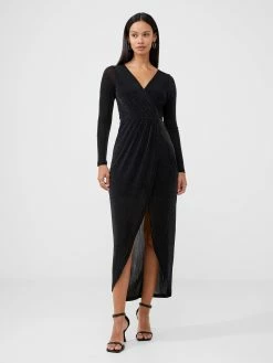 French Connection Jersey Shimmer Maxi Dress