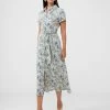 French Connection Printed Short Sleeve Shirt Dress 2 French Connection Printed Short Sleeve Shirt Dress -French Connection Shop Lead 71VHG11 1540copy