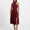 French Connection Aba Eco Satin Midi Dress -French Connection Shop Lead 71VOI20 201copy