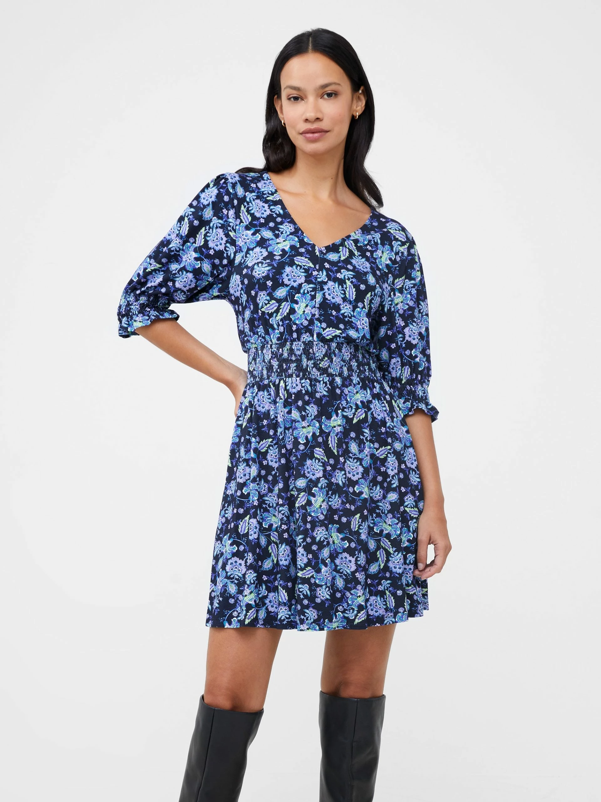 French Connection Meadow Jersey Gloria Mini Dress 3 French Connection Meadow Jersey Gloria Mini Dress