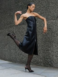 French Connection Claudia PU Dress 11 French Connection Claudia PU Dress -French Connection Shop SHOT8 0036copy