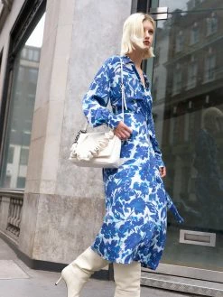 French Connection Bailee Eco Delphine Midi Dress